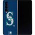 MLB Seattle Mariners - Solid Distressed Galaxy Z Fold4 5G Skin