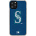 MLB Seattle Mariners - Solid Distressed iPhone 11 Pro Clear Case