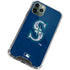 MLB Seattle Mariners - Solid Distressed iPhone 11 Pro Max Clear Case