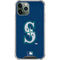 MLB Seattle Mariners - Solid Distressed iPhone 11 Pro Max Clear Case