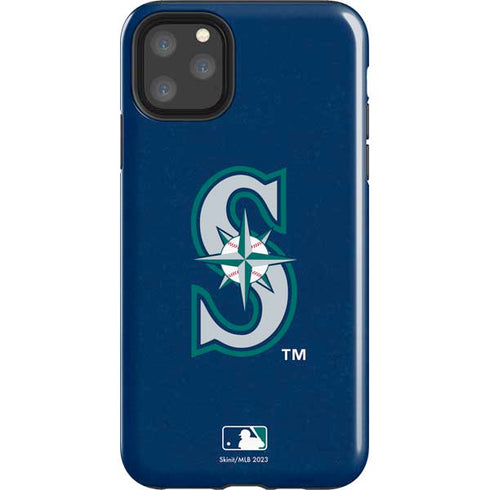 MLB Seattle Mariners - Solid Distressed iPhone 11 Pro Max Impact Case