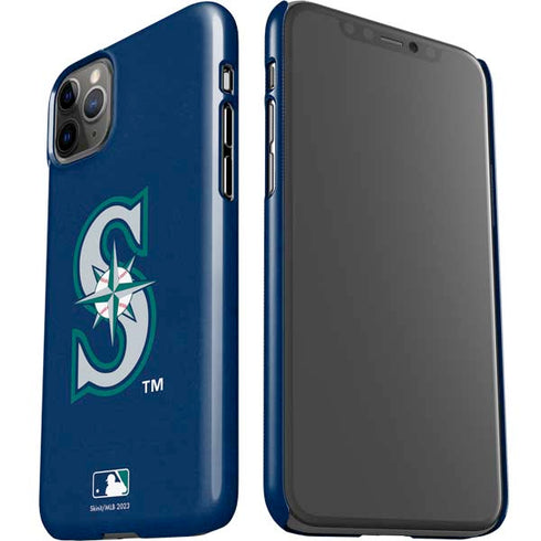 MLB Seattle Mariners - Solid Distressed iPhone 11 Pro Max Lite Case