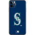 MLB Seattle Mariners - Solid Distressed iPhone 11 Pro Max Skin
