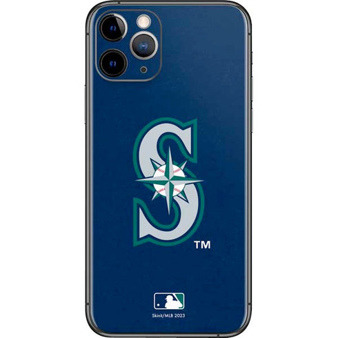 MLB Seattle Mariners - Solid Distressed iPhone 11 Pro Skin