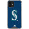 MLB Seattle Mariners - Solid Distressed iPhone 12 Clear Case