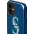 MLB Seattle Mariners - Solid Distressed iPhone 12 Impact Case