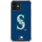 MLB Seattle Mariners - Solid Distressed iPhone 12 Mini Clear Case