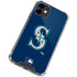 MLB Seattle Mariners - Solid Distressed iPhone 12 Mini Clear Case