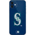 MLB Seattle Mariners - Solid Distressed iPhone 12 Mini Skin