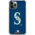 MLB Seattle Mariners - Solid Distressed iPhone 12 Pro Clear Case