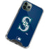 MLB Seattle Mariners - Solid Distressed iPhone 12 Pro Clear Case