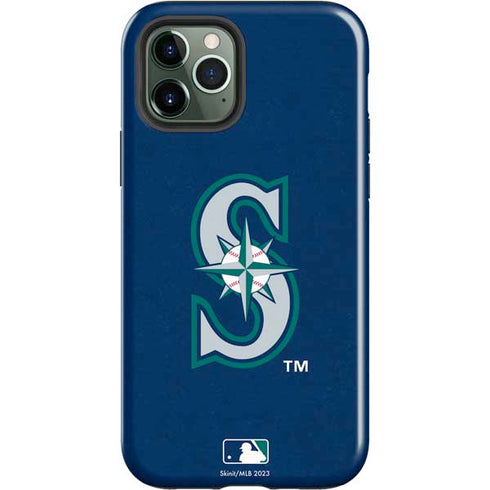 MLB Seattle Mariners - Solid Distressed iPhone 12 Pro Impact Case