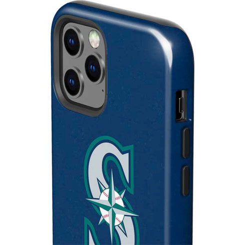 MLB Seattle Mariners - Solid Distressed iPhone 12 Pro Impact Case