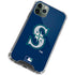 MLB Seattle Mariners - Solid Distressed iPhone 12 Pro Max Clear Case