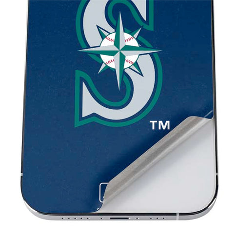 MLB Seattle Mariners - Solid Distressed iPhone 12 Pro Skin