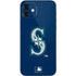 MLB Seattle Mariners - Solid Distressed iPhone 12 Skin