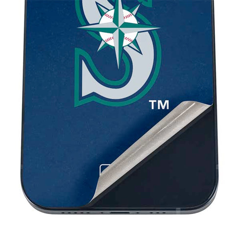 MLB Seattle Mariners - Solid Distressed iPhone 12 Skin