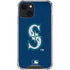 MLB Seattle Mariners - Solid Distressed iPhone 13 Clear Case
