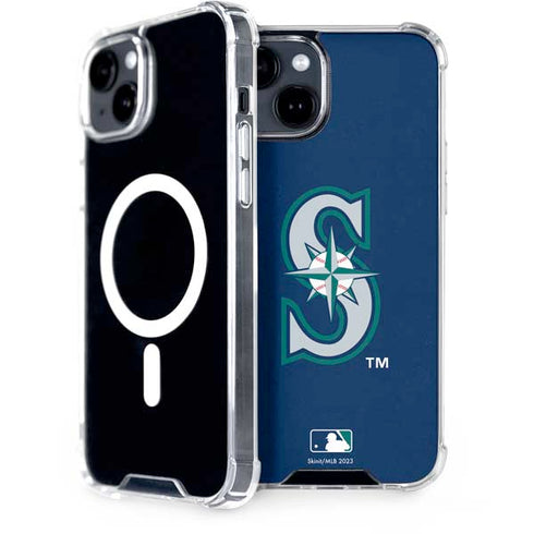 MLB Seattle Mariners - Solid Distressed iPhone 13 MagSafe Case