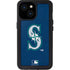 MLB Seattle Mariners - Solid Distressed iPhone 13 Mini Waterproof Case