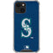 MLB Seattle Mariners - Solid Distressed iPhone 14 Clear Case