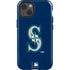 MLB Seattle Mariners - Solid Distressed iPhone 15 Impact Case