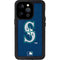 MLB Seattle Mariners - Solid Distressed iPhone 14 Pro Waterproof Case
