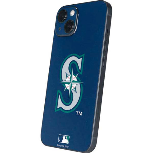 MLB Seattle Mariners - Solid Distressed iPhone 14 Skin