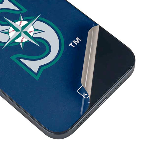 MLB Seattle Mariners - Solid Distressed iPhone 14 Skin