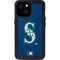 MLB Seattle Mariners - Solid Distressed iPhone 15 Waterproof Case