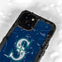 MLB Seattle Mariners - Solid Distressed iPhone 15 Waterproof Case