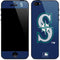 MLB Seattle Mariners - Solid Distressed iPhone 5/5s/5SE Skin