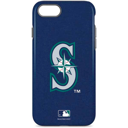 MLB Seattle Mariners - Solid Distressed iPhone 8 Pro Case