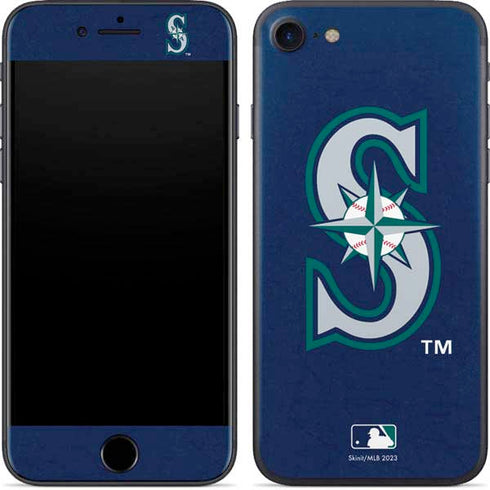 MLB Seattle Mariners - Solid Distressed iPhone 8 Skin