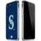 MLB Seattle Mariners - Solid Distressed iPhone SE (2nd & 3rd Gen) Clear Case