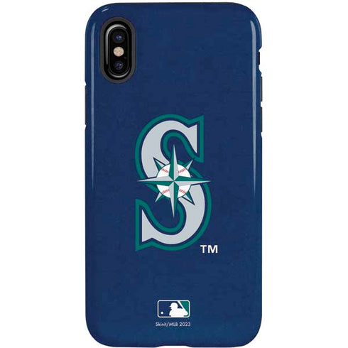 MLB Seattle Mariners - Solid Distressed iPhone X Pro Case