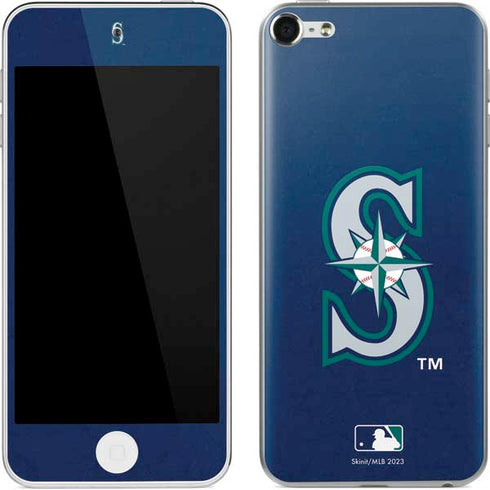MLB Seattle Mariners - Solid Distressed Apple iPod Skin