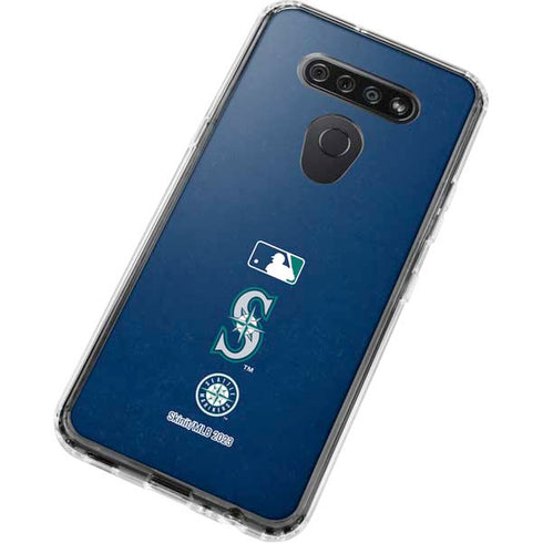 MLB Seattle Mariners - Solid Distressed LG K51/Q51 Clear Case