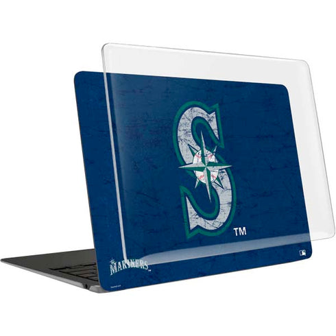 MLB Seattle Mariners - Solid Distressed MacBook Air 13in (2020) Case plus Skin