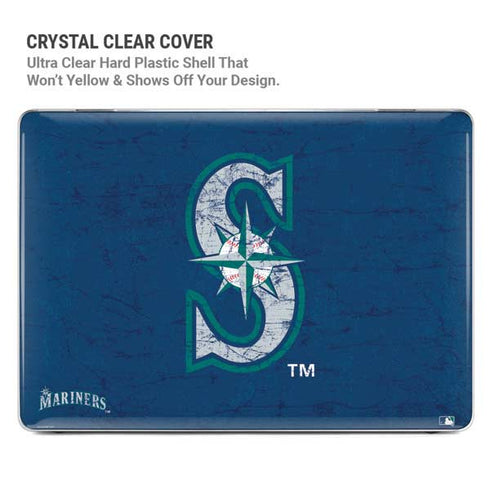MLB Seattle Mariners - Solid Distressed MacBook Air 13in M1 (2021) Case plus Skin