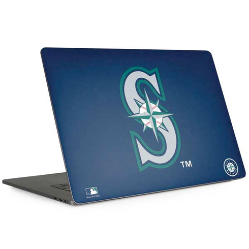 MLB Seattle Mariners - Solid Distressed Apple MacBook Pro 15-inch Skin