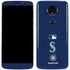 MLB Seattle Mariners - Solid Distressed Moto E5 Plus Skin