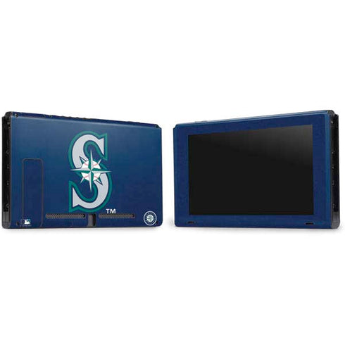 MLB Seattle Mariners - Solid Distressed Nintendo Switch Bundle Skin