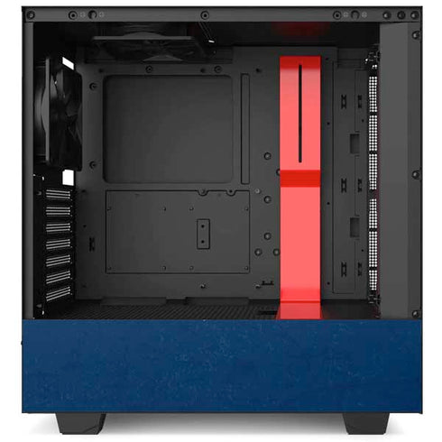 MLB Seattle Mariners - Solid Distressed NZXT H510 Compact ATX Mid-Tower Case Skin