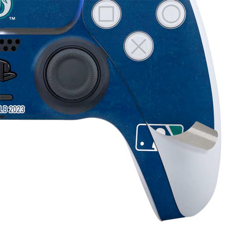 MLB Seattle Mariners - Solid Distressed PS5 Slim Digital Edition Bundle Skin