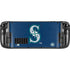 MLB Seattle Mariners - Solid Distressed Steam Deck Handheld Gaming Computer Skin