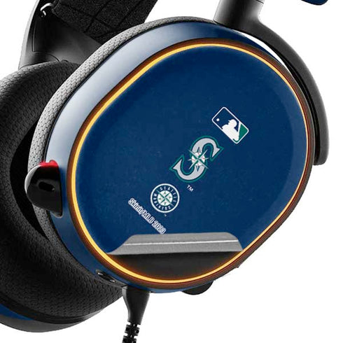 MLB Seattle Mariners - Solid Distressed SteelSeries Arctis 5 Skin