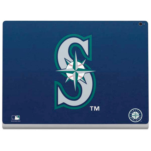 MLB Seattle Mariners - Solid Distressed Surface Book 2 15in Skin