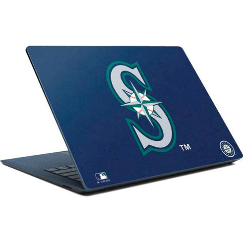 MLB Seattle Mariners - Solid Distressed Surface Laptop Skin