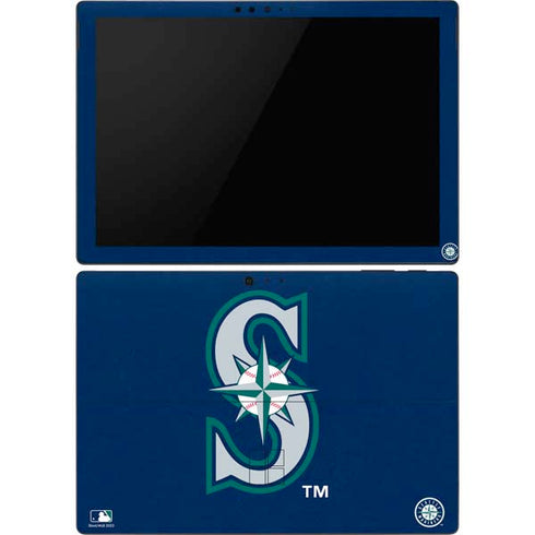 MLB Seattle Mariners - Solid Distressed Surface Pro 6 Skin